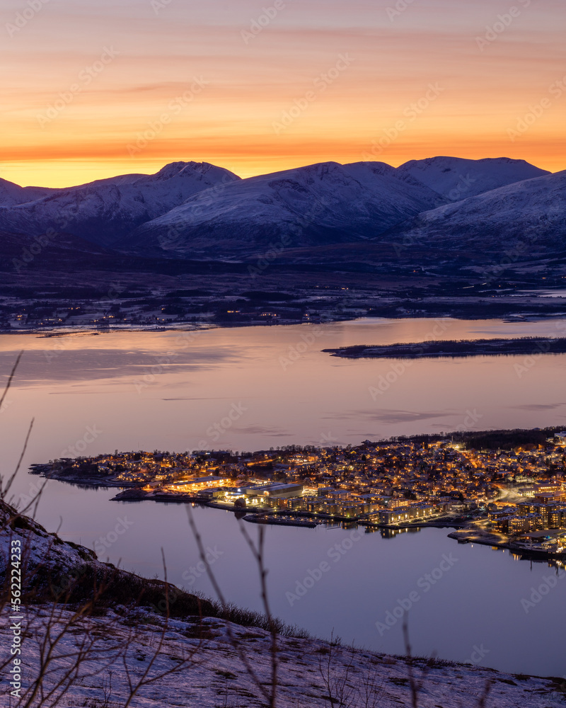 View of tromso from the Hill
