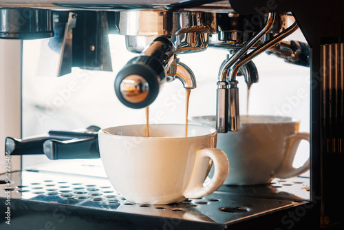 coffee making with an espresso machine