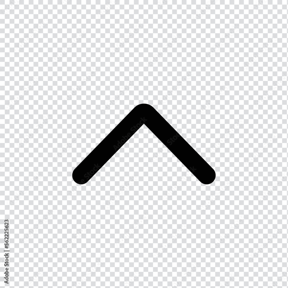 Up arrow outline icon in transparent background, basic app and web UI bold line icon, EPS10 Up arrow outline icon in transparent background, basic app and web UI bold line icon, EPS10