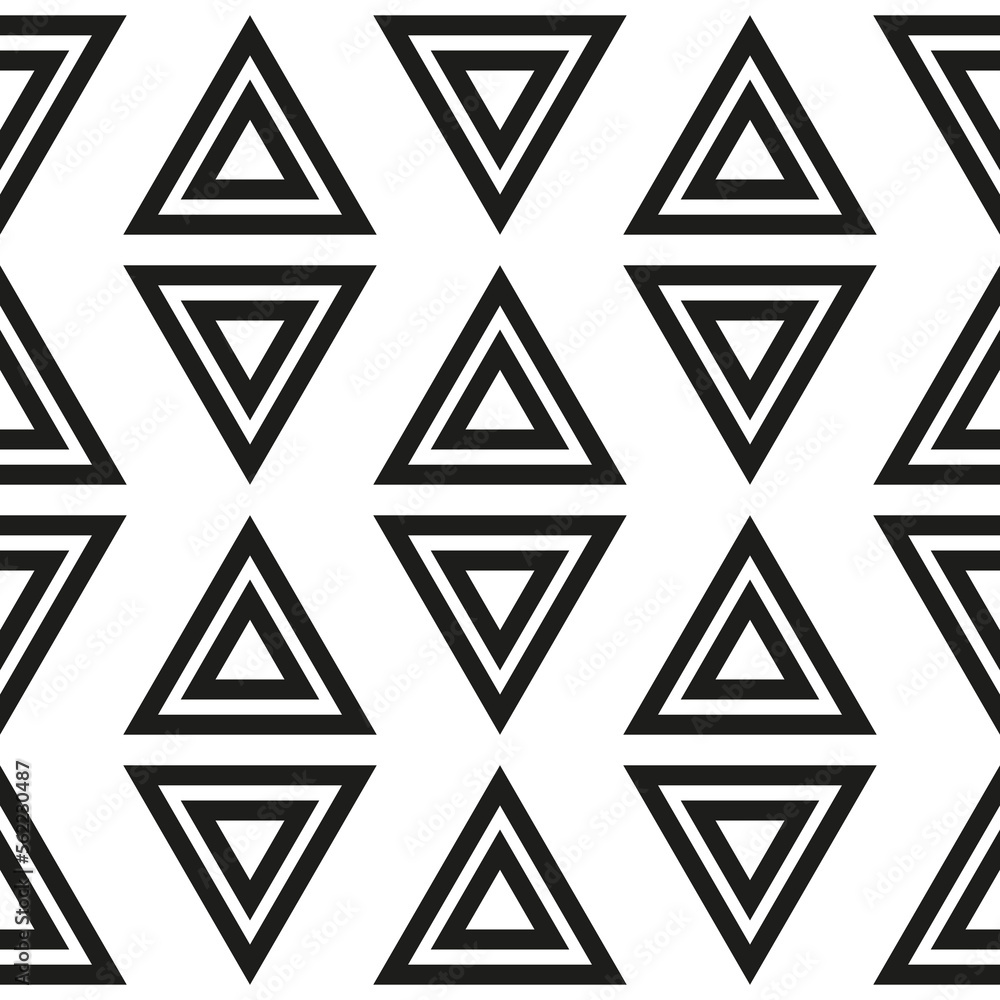 Seamless vector pattern with triangles Seamless vector pattern with triangles