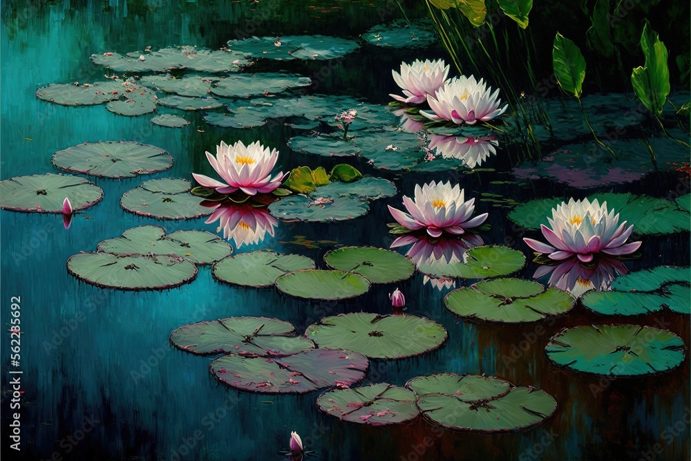 Lily Pad Painting Lily Pad Painting