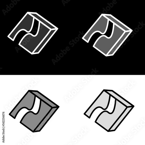 Logo JUICE - variation in Black and White