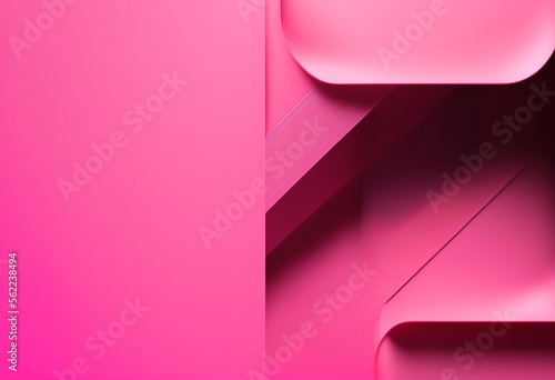 Ai-Generated Soft and Elegant Pink Abstract Render: A Modern and Chic Wallpaper Design