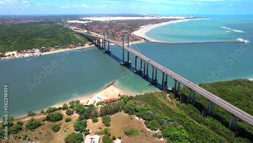 Natal  Capital do Rio grande do Norte,  vista aérea da Ponte Newton Navarro