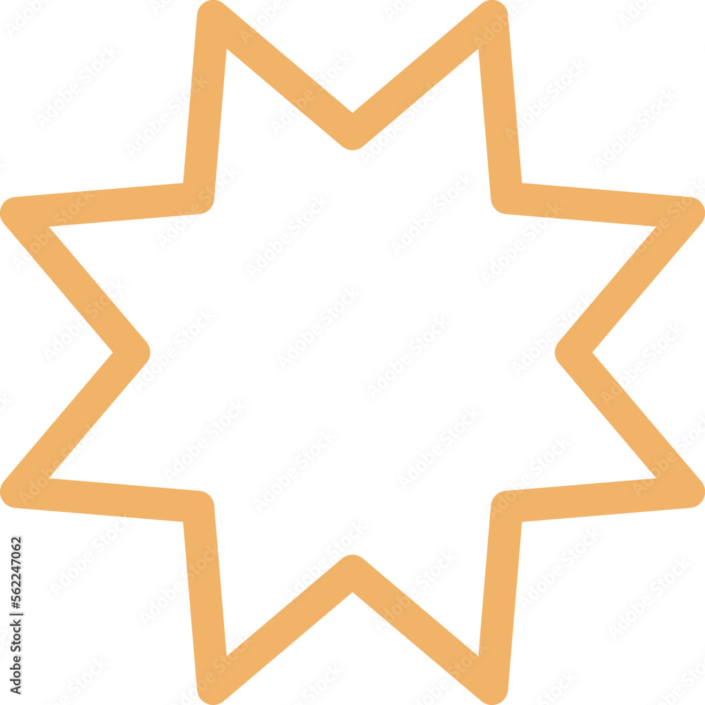 Magical symbol for magic rituals flat icon Magical symbol for magic rituals flat icon