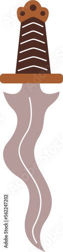 Ritual dagger flat icon Magic arts