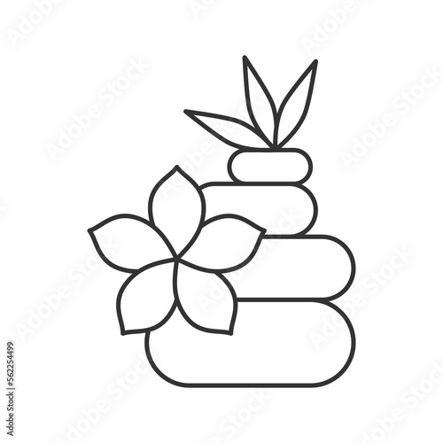 Wellness vector icon. Line sign for mobile concept and web design. Symbol, logo illustration. Vector graphics