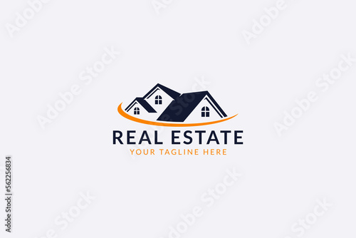 Roof Home Property Developer Real Estate Business Minimalist Logo