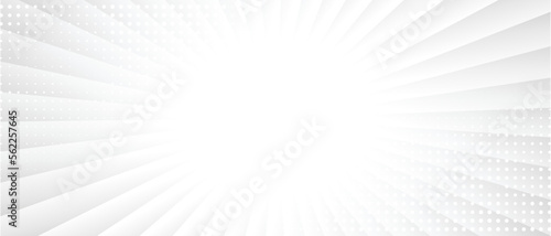 White abstract on gray background