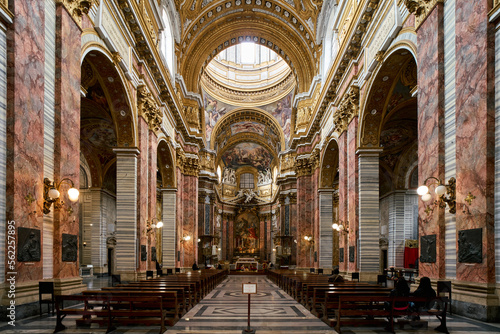 The baroque church of SS. Ambrogio e Carlo al Corso in Rome  © Paolo