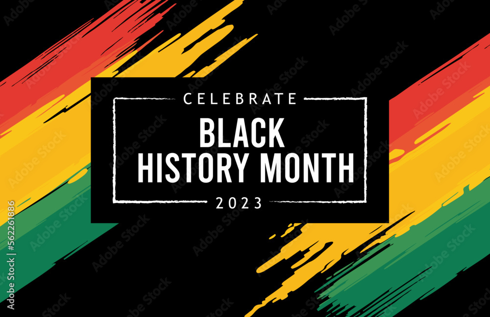 Black history month celebrate. vector illustration design graphic Black history mont 2023 - obrazy, fototapety, plakaty 