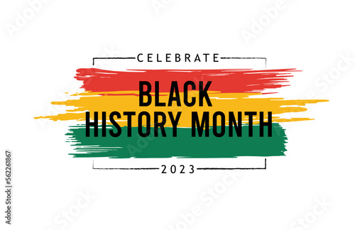 Black history month celebrate. vector illustration design graphic Black history mont 2023