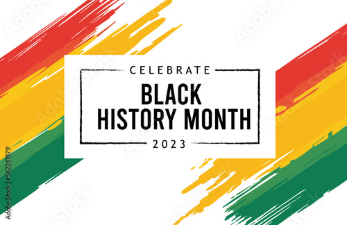 Black history month celebrate. vector illustration design graphic Black history mont 2023