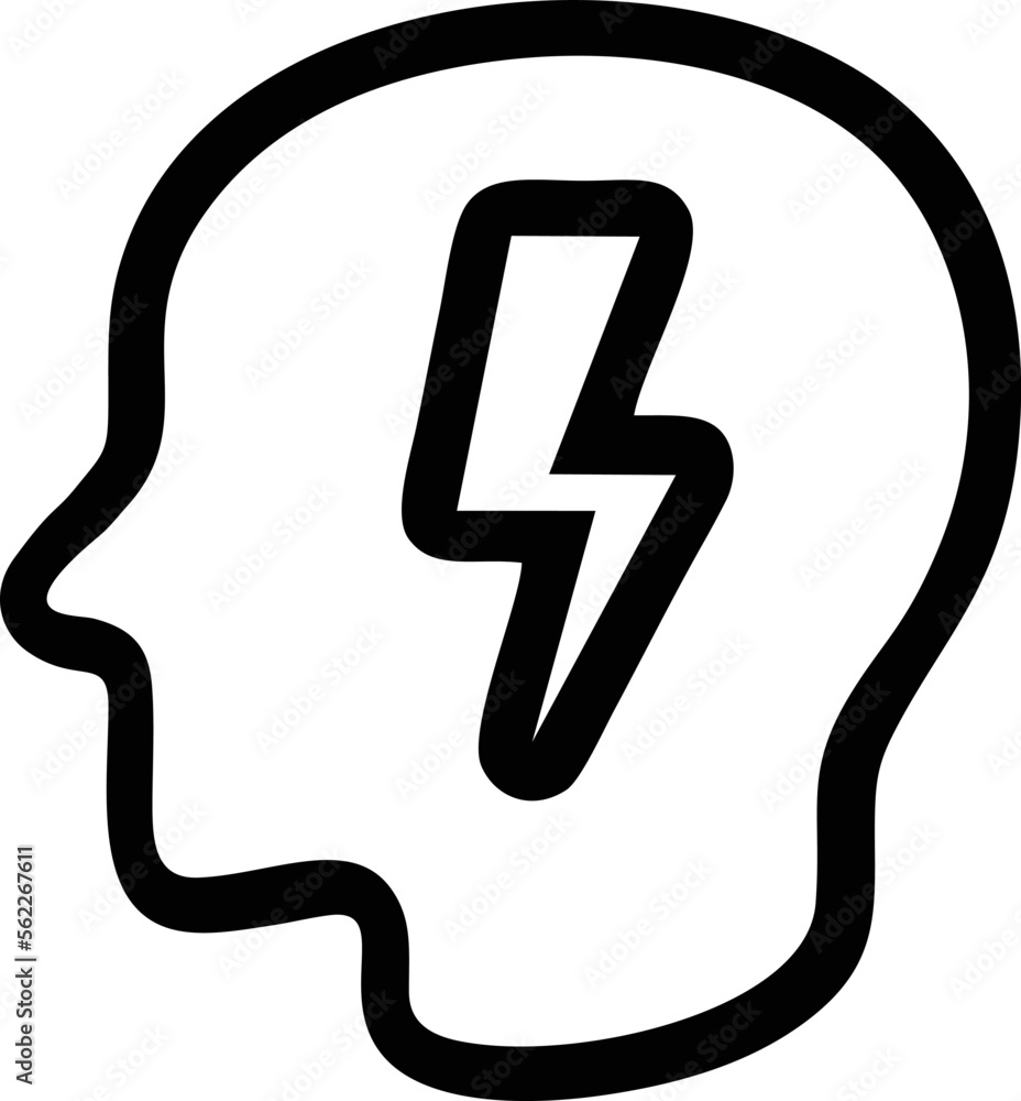 Idea icon symbol in black, creative inovation bulb symbol vector image Idea icon symbol in black, creative inovation bulb symbol vector image