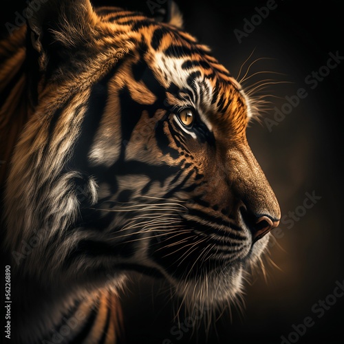 Portrait of a tiger - Generative AI
