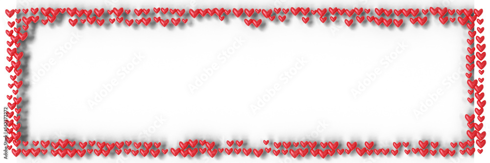 Valentine's Day Background: Frame with cute little colorful hearts (3D Rendering) Valentine's Day Background: Frame with cute little colorful hearts (3D Rendering)