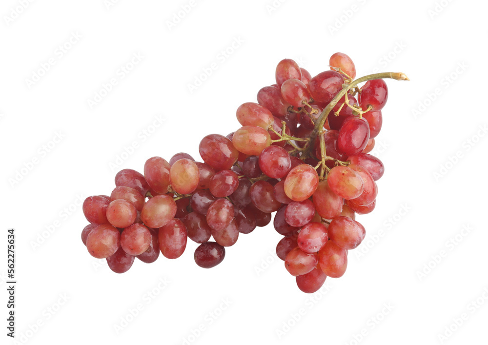 red grapes on a white background red grapes on a white background