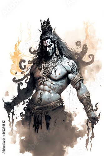 Lord Shiva illustration  Maha Shiva ratri background  Maha Shiva ratri illustration  Hindu god  Lord Shiva 