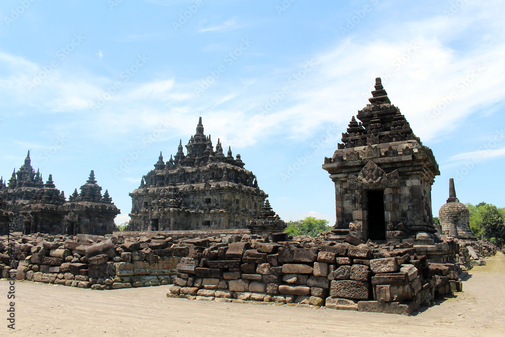 Ruins of Plaosan temple complex in Java. Taken July 2022.