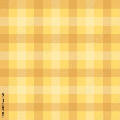 cute pastel yellow with brown gingham seamless pattern vector illustration suitable for fabric, home decor, wallpaper 