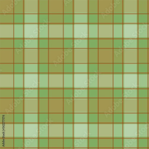 checkered green with brown gingham seamless pattern vector illustration suitable for fabric, home decor, wallpaper 