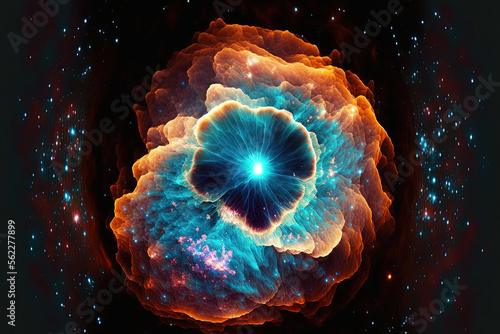 Murais de parede The explosion supernova