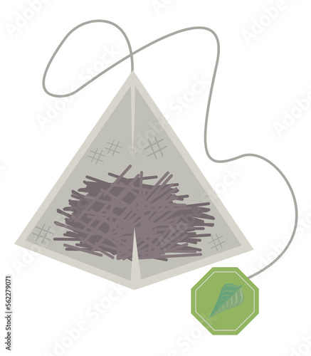 triangle tea bag