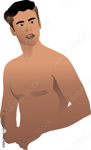 man with tattoo