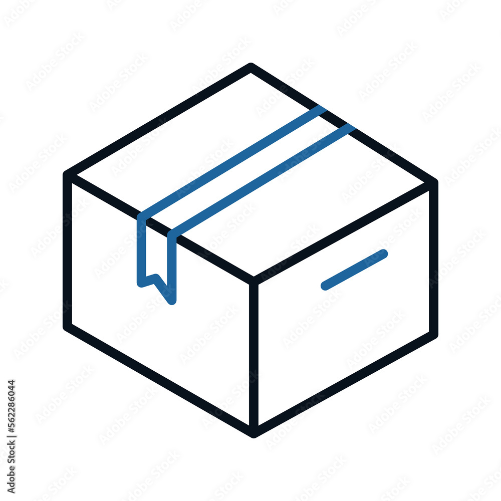 Package icon. box sign for mobile concept and web design. vector illustration Package icon. box sign for mobile concept and web design. vector illustration