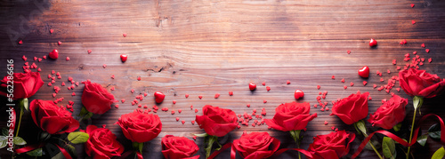 Red roses for valentine's day