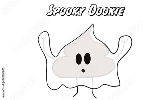 illustration of a halloween cat