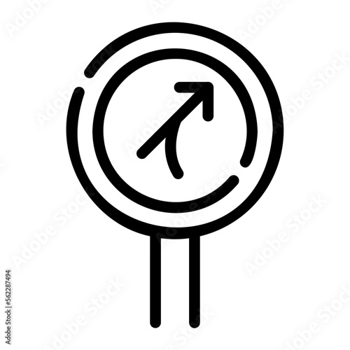 entering line icon