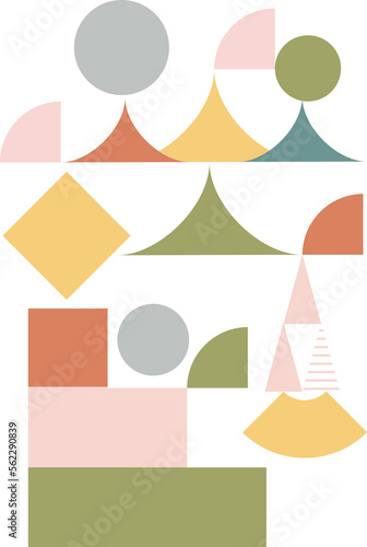 Geometric shape pattern © TWINS DESIGN STUDIO