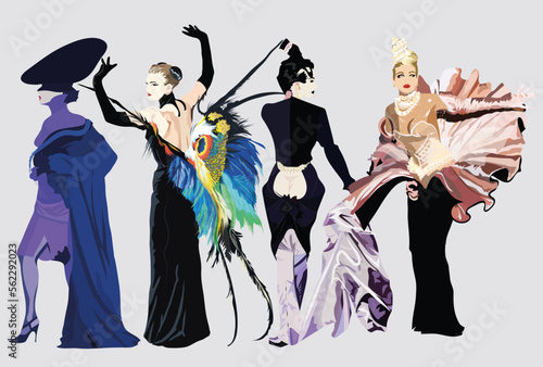 Thierry Mugler masterpieces illustrations