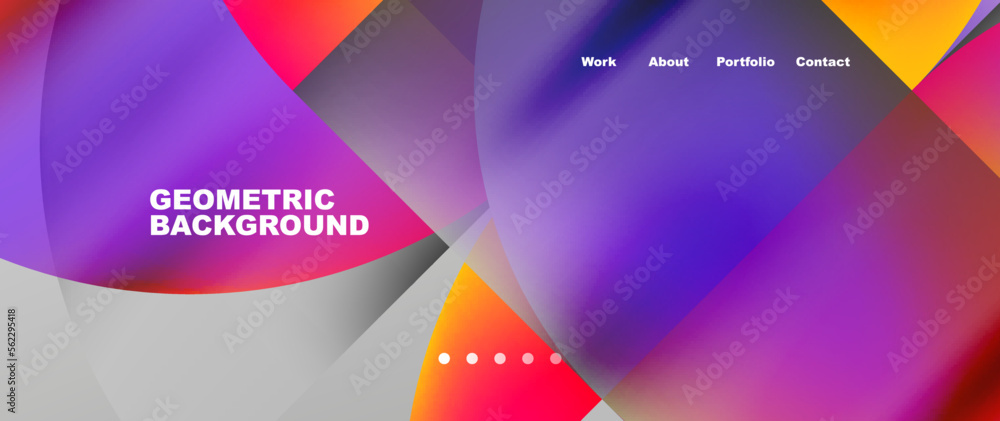 Circles and round elements abstract background design for wallpaper ...