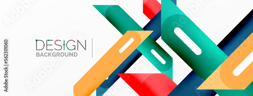 Background overlapping lines. Dynamic lines abstract wallpaper. Straight lines composition vector illustration for wallpaper banner background or landing page