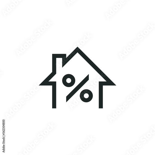 Property Tax icon isolated on white background