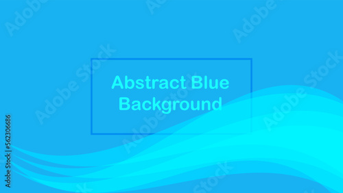 Vector illustration blue abstract background,Blue shape motion curve pattern wave wallpaper © Thanasak