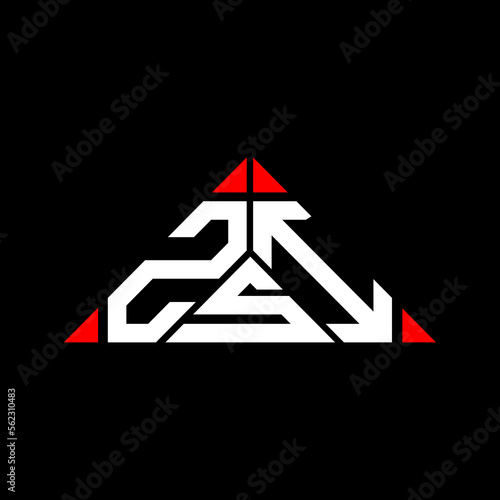 ZSI letter logo creative design with vector graphic, ZSI simple and modern logo. photo