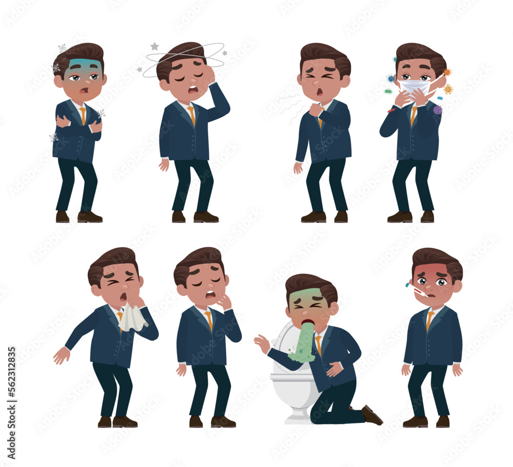 People with pain and diseases