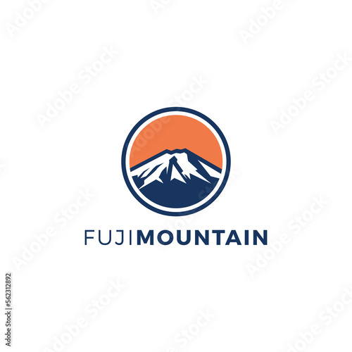 Free Download Fuji Mountain Logo Design Vector Illustration - GFXLoad