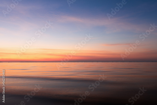 beautiful sky at sea in twilight © TWEESAK