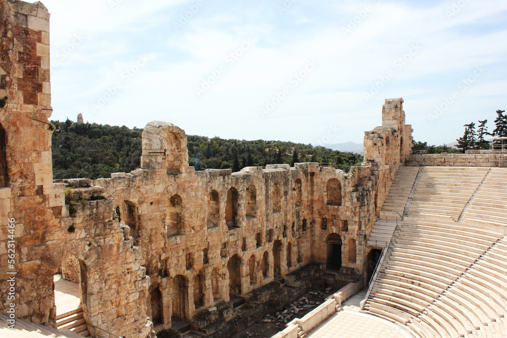 Theater of Herodes Atticus in the Acropolis of Athens, Greece