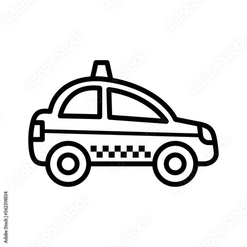 taxi icon vector design template in white background