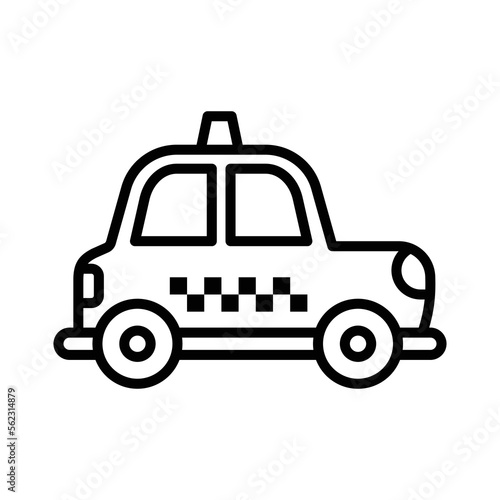 taxi icon vector design template in white background