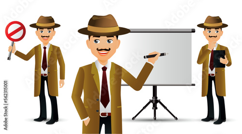 People Set - Profession - Detective