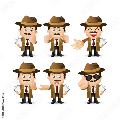 People Set - Profession - Detective