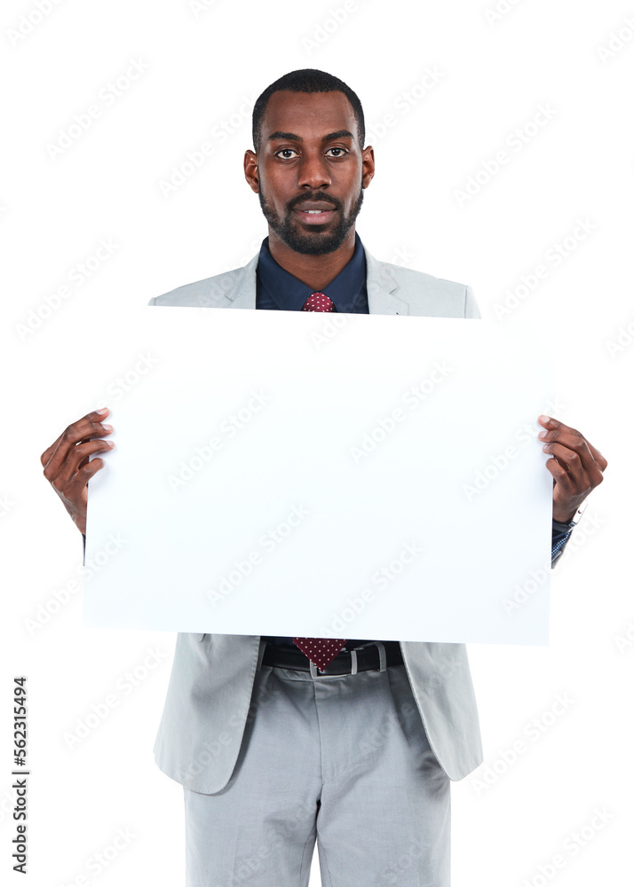 Portrait, businessman or paper poster for marketing space, advertising mockup or promotion mock up. Corporate worker, banner or blank billboard sign on isolated white background for about us branding Portrait, businessman or paper poster for marketing space, advertising mockup or promotion mock up. Corporate worker, banner or blank billboard sign on isolated white background for about us branding