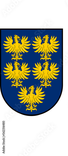 Landeswappen Niederösterreich, Land NIederösterreich, Bundesländer Wappen, Niederösterreichisches Wappen, Stilisiertes Wappen, österreichische Bundesländer, Bunderländer, Wappenschild