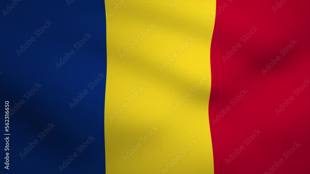 Romania Waving Flag Background Animation. Looping seamless 3D animation. Motion Graphic Romania Waving Flag Background Animation. Looping seamless 3D animation. Motion Graphic